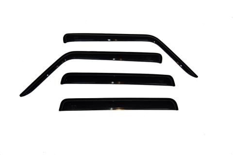 Ventvisor Deflector for 2006-2010 Jeep Commander Smoke Outside Mount 4 Piece AVS