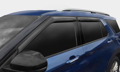 Ventvisor Deflector for 2021-2025 Jeep Grand Cherokee L Smoke Outside Mount 4 Piece AVS