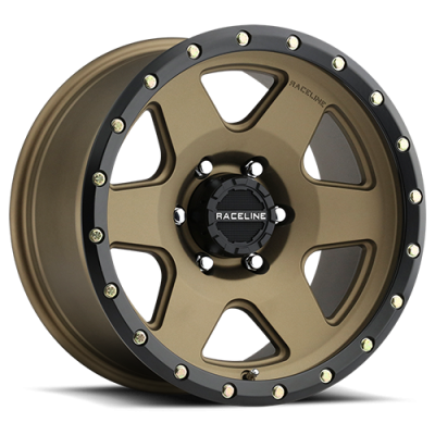 Aluminum Wheels 20x9 Boost 946BZ Satin Bronze 6 Spoke -12 Offset 8 on 165.1 Bolt Pattern 130.81 Bore Raceline