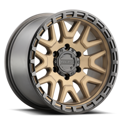 Aluminum Wheels 17x9 Krank 953BZ Satin Bronze -12 Offset 8 on 165.1 Bolt Pattern 125.2 Bore Raceline