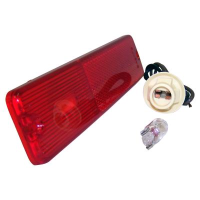 Red Side Marker Kit w/ Clear Bulb & Wiring for 72-86 CJs 74-91 SJ, J-Series Crown Automotive