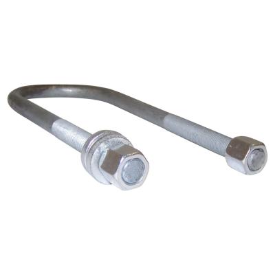 U-Bolt w/ 1/2 Inch Threads, 8 Inch Long for Jeep 55-86 CJs, 52-63 M38-A1, 72-73 C101 Crown Automotive