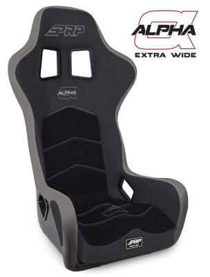 Alpha Composite Seat Extra Wide Black and Gray PRP Seats