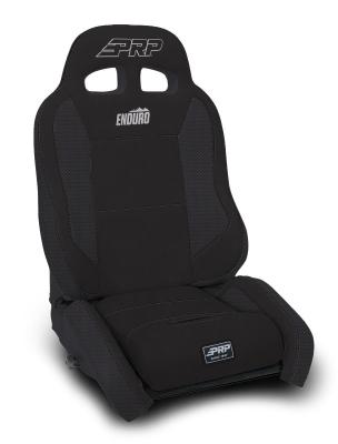 EnduroCrawl Reclining Suspension Seat Black Suede Driver PRP Seats