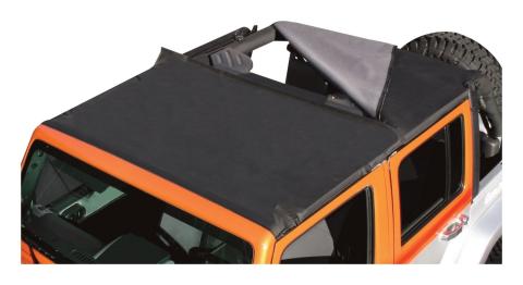 Black Diamond Combo Beach Topper for 2007-2018 Jeep JK Wrangler w/ 4-Door RT Off Road