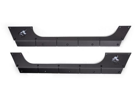 Jeep JK Rocker Body Cladding For 07-18 Jeep Wrangler JK 2 Door CrawlTek