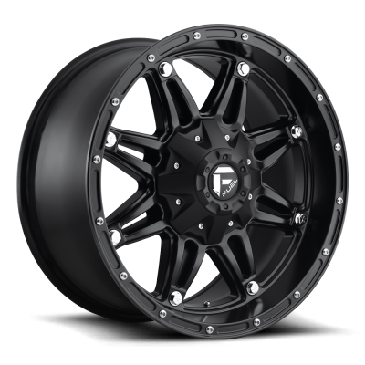 Aluminum Wheels 17X9 Hostage D531 8 On 170 Matte Black 125.2 Bore -12 Offset Fuel Off Road Wheels