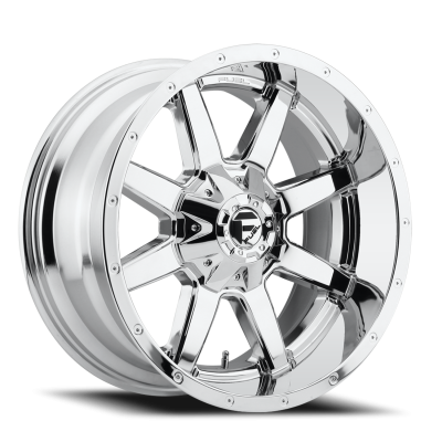 Aluminum Wheels 17X9 Maverick D536 8 On 165.1 Chrome 125.2 Bore 1 Offset Fuel Off Road Wheels