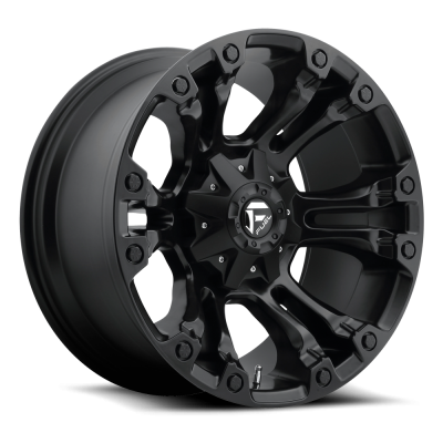 Aluminum Wheels 22X10 Vapor D560 8 On 165.1 Matte Black 125.2 Bore -18 Offset Fuel Off Road Wheels