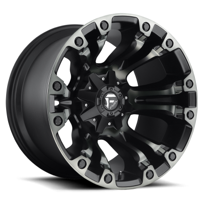 Aluminum Wheels 17X9 Vapor D569 8 On 165.1 Matte Black Double Dark Tint 125.1 Bore 1 Offset Fuel Off Road Wheels