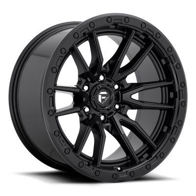Aluminum Wheels 17X9 Rebel D679 6 On 120 Matte Black 67.06 Bore 1 Offset Fuel Off Road Wheels