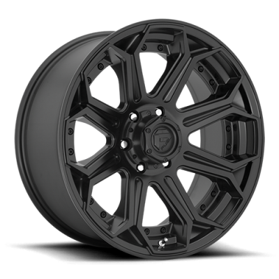 Aluminum Wheels 26X14 Siege D706 6 On 135 Matte Black 87.1 Bore -75 Offset Fuel Off Road Wheels