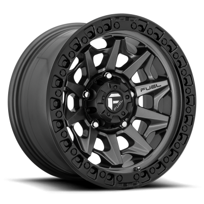 Aluminum Wheels 17X8.5 Covert D716 6 On 120 Matte Gunmetal Gray Black Bead Ring 67.03 Bore 14 Offset Multi Spoke Fuel Off Road Wheels