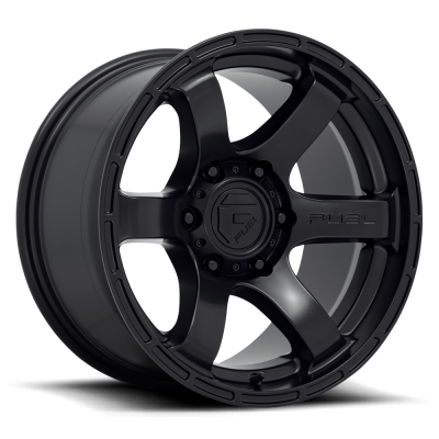 Aluminum Wheels 18X9 Rush D766 6 On 120 Satin Black 67.06 Bore 1 Offset Fuel Off Road Wheels