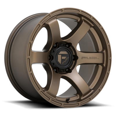 Aluminum Wheels 17X9 Rush D768 6 On 139.7 Matte Bronze 106.1 Bore -12 Offset 34 Lbs Fuel Off Road Wheels