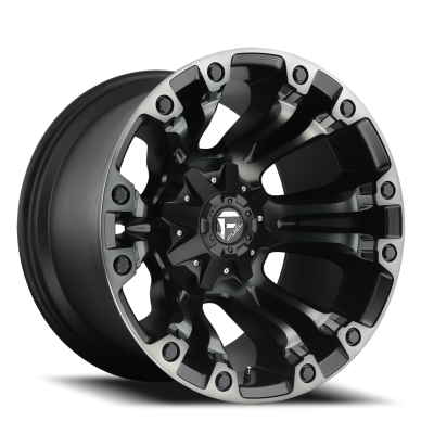 Aluminum Wheels 20X10 Vapor D851 8 On 165.1 Matte Black Gray Tint 125.1 Bore -18 Offset Fuel Off Road Wheels
