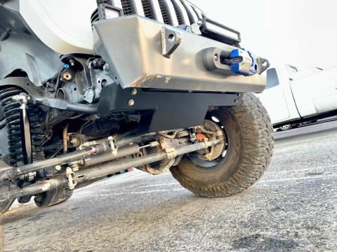 20-Up Jeep Gladiator Rubicon Front Sway Bar Disconnect Skid Plate Crash Bar Chop Excessive Industries