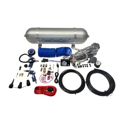 Onboard Air System 4 Gallon Aluminum Tank Digital Gauge VIAIR 444C Compressor Freedom Off-Road