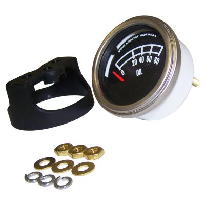 Oil Pressure Gauge for 1976-1978 Jeep CJ-5, CJ-7 w/ 4 Threaded Studs on Gauge Crown Automotive