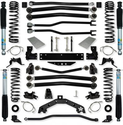 3.5 Inch Adventure X Long-Arm Suspension System for Jeep Wrangler JKU With Bilstein Shocks Rock Krawler