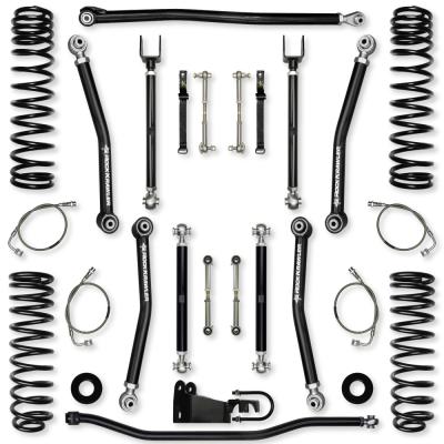 3.5 Inch X-Factor Suspension System for Jeep Wrangler JK With No Shocks Rock Krawler