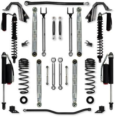 2.5 Inch X-Factor Pro Elite Coilover No Limits Mid-Arm Suspension System for Jeep Wrangler JLU 392 Models Comp Stage 2 Rock Krawler