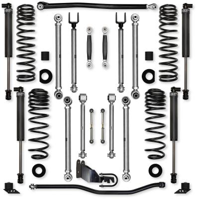 2.5 Inch X-Factor PRO No Limits Mid-Arm Suspension System for Jeep Wrangler JLU 4XE Models With IFP Shocks Rock Krawler