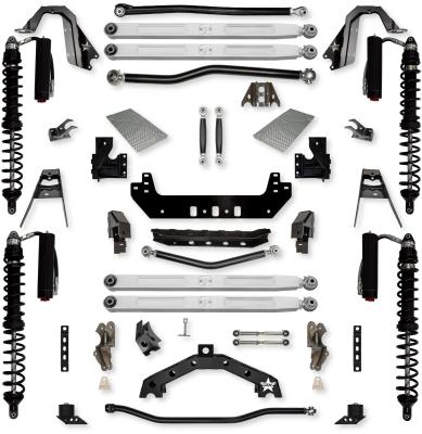 4.5 Inch X-Factor X2 Pro Elite Coilover No Limits Long-Arm Suspension System for Jeep Wrangler JLU 392 Models Trail Runner System Stage 2 Rock Krawler