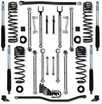 4.5 Inch X-Factor PRO Mid-Arm Suspension System for Jeep Wrangler JL Gas Models With Bilstein Shocks Rock Krawler