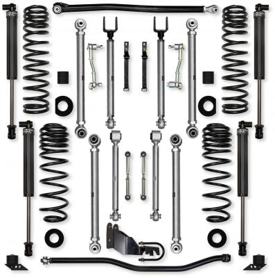 4.5 Inch X-Factor PRO Mid-Arm Suspension System for Jeep Wrangler JLU Gas Models With IFP Shocks Rock Krawler