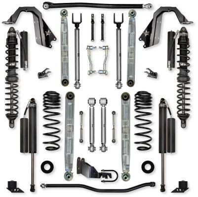 4.5 Inch X-Factor Pro Elite Coilover Mid-Arm Suspension System for Jeep Wrangler JLU 4XE Models Comp Stage 1 Rock Krawler