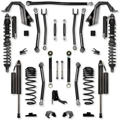 3.0 Inch X-Factor Coilover No Limits Mid-Arm Suspension System for Jeep Gladiator JT Gas Models Comp Stage 1 Rock Krawler