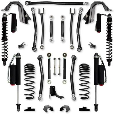 3.0 Inch X-Factor Coilover No Limits Mid-Arm System for Jeep Gladiator JT Diesel Models Comp System Stage 2 Rock Krawler