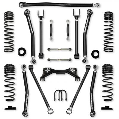3.0 Inch Overland X Pro No Limits Mid-Arm Suspension System for Jeep Gladiator JT Gas Models With No Shocks Rock Krawler
