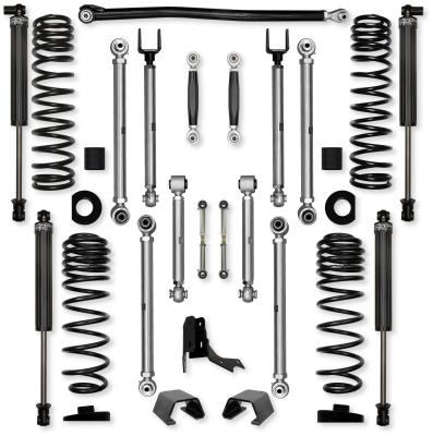 3.0 Inch X-Factor PRO No Limits Mid-Arm Suspension System for Jeep Gladiator JT Rubicon Gas Models With IFP Shocks Rock Krawler
