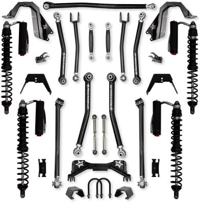 3.0 Inch Pro X Coilover No Limits Mid-Arm System for Jeep Gladiator JT Gas Models Trail Runner System Stage 2 Rock Krawler