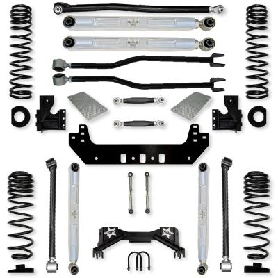3.0 Inch Silverback Pro Elite No Limits Long-Arm Suspension System for Jeep Gladiator Gas Models With No Shocks Rock Krawler