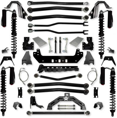 4.5 Inch Adventure X2 Coilover Long-Arm Suspension System for Jeep Gladiator JT Gas Models Trail Runner System Stage 2 Rock Krawler