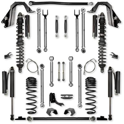 4.5 Inch X-Factor PRO Coilover No Limits Mid-Arm Suspension System for Jeep Gladiator JT Diesel Models Comp Stage 1 Rock Krawler