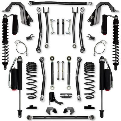 4.5 Inch X-Factor Coilover Mid-Arm Suspension System for Jeep Gladiator JT Diesel Models Comp System Stage 2 Rock Krawler