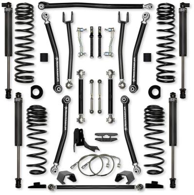 4.5 Inch X-Factor Mid-Arm System for Jeep Gladiator JT Gas Models With IFP Shocks Rock Krawler