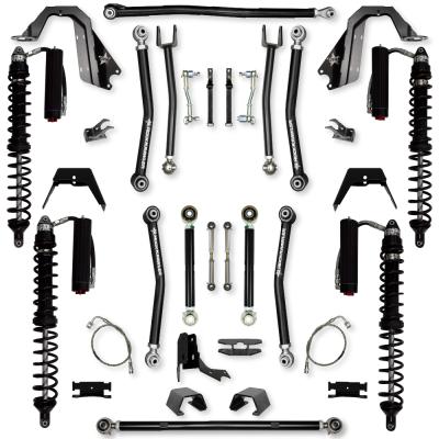 4.5 Inch X-Factor Coilover Mid-Arm Suspension System for Jeep Gladiator JT Gas Models Trail Runner System Stage 2 Rock Krawler