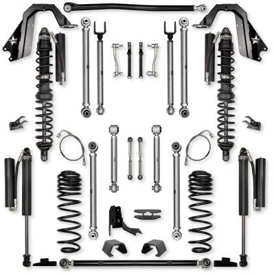 4.5 Inch X-Factor PRO Coilover Mid-Arm Suspension System for Jeep Gladiator JT Gas Models Comp Stage 1 Rock Krawler