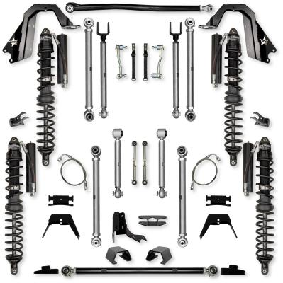 4.5 Inch X-Factor PRO Coilover Mid-Arm Suspension System for Jeep Gladiator JT Gas Models Trail Runner System Stage 1 Rock Krawler