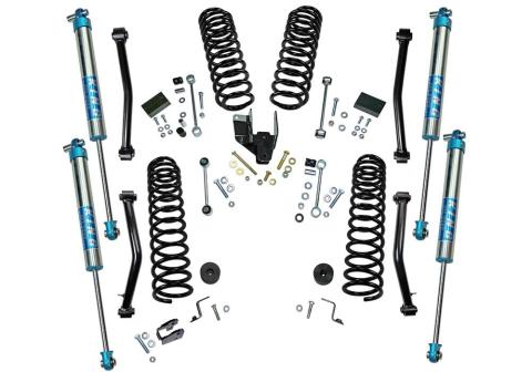 4 Inch Dual Rate Coil Lift Kit 2018-2025 Jeep Wrangler JL Unlimited Including Rubicon with King Shocks Superlift