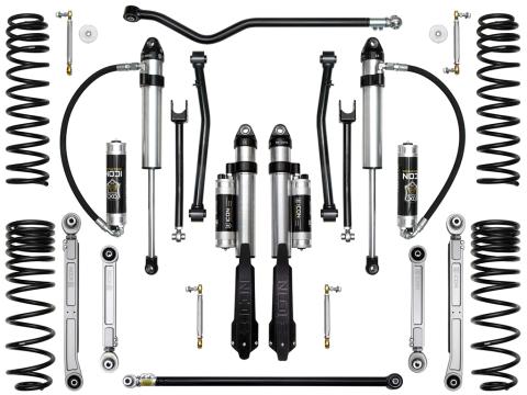 20-Up Gladiator 2.5 Inch Stage 8 Suspension System (Billet) Icon Vehicle Dynamics