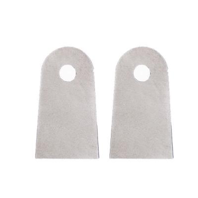14 Gauge Tab Two Inch Tall 3/8 Inch Hole Motobilt