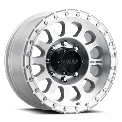 Aluminum Wheels 17x8.5 MR315 Bolt Pattern 8 On 180 Offset 0 Lip Size 1.65 Machined SL Clear Coat Method