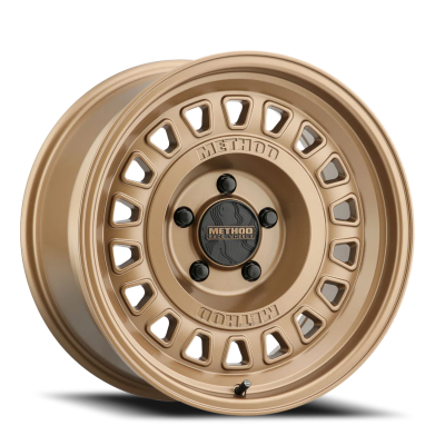 Aluminum Wheels 17x8.5 MR320 Bolt Pattern 5 On 150 Offset 0 Lip Size 2.76 Method Bronze BZ Method
