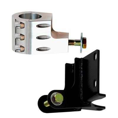 Hyde-A-Lizer Aluminum Billet Clamp & Mounting Bracket Kit 18-Present Wrangler JL 2/4-Door 19-Present Gladiator JT Rock Krawler